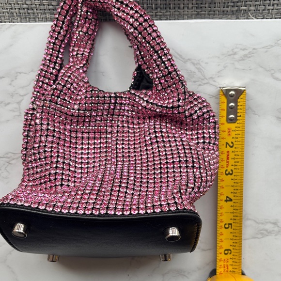 Pink Rhinestone Women's Bag - Picture 10 of 11